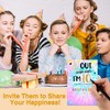 YSTEP Tie Dye 10th Birthday Party Invitations, 20 Invite Cards