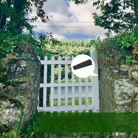 45 Pack Fence Panel Wedges to Stop Rattling Fence Wedges Plastic Wedges Levelling Fence Panel Noise Stoppers Tile Leveling Wedges for Rattling Fences