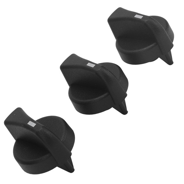 3 Pcs AC Heat Control Knob 121 0001 000 Replacement