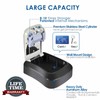 GIVERARE Key Lock Box, 4-Digit Combination Lockbox Aluminum Alloy, Metal