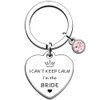 JMIMO Bride Gifts Bride Keyring Wedding Keepsake I Can't Keep