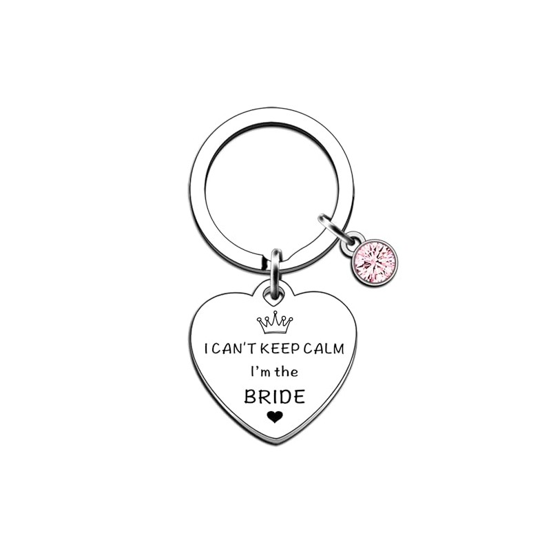 JMIMO Bride Gifts Bride Keyring Wedding Keepsake I Can't Keep