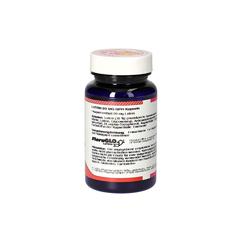Gall Pharma Lutein 20 mg GPH Capsules, 1 Pack (1