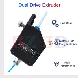 BZ 3D Dual Drive Extruder,Dual Gear Bowden Extruder,High Performance Parts for Ender 3 /V2/Pro/Ender 5 /CR10/Ender 3 Neo/i3 Mega Series/Anet A8 E10/Prusa I3 Other DIY 3D Printers.