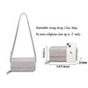 Lanyani RFID Crossbody Wallet Wristlet Purse with Phone Pocket For