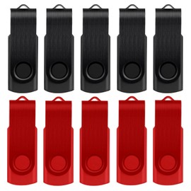 USB Flash Drive 2GB 20 Pack FEWINA USB 2.0 Flash Drives Bulk 2 GB Thumb Drive Swivel Memory Stick Jump Drive Pen Drive for Storage and Backup White Color 20PCS 2GB