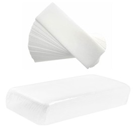 LALILL Vliesstreifen 100 Stück für Wachs - Vlies Streifen für die Haarentfernung mit Warmwachs und Zuckerpaste Gesicht - Körper Haar Entfernung Epilieren Wachsstreifen - Wax Waxing