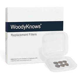 Replacement Filters of WoodyKnows Allerscreen Nasal Filters (Replacement Filter 24 Pairs, X-Large)