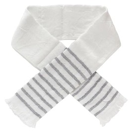 ECO de 094991-0008-02 Long Towel, Cool, Cool to Touch, Border (Navy) Women's