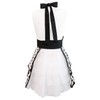 allydrew Classic Vintage Apron, Stylish Cooking Apron, Black Dot