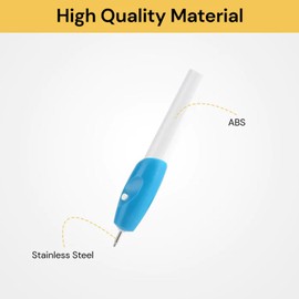 EZONEDEAL Cordless Electric Precision Etching Engraving Carving Engraved Pen Graver Engrave Pen Engraver Tool Simple and Sophisticated Design-White + Blue