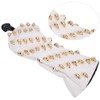 Golf Wood Headcovers PU White Skull Rivet Design Waterproof Durable