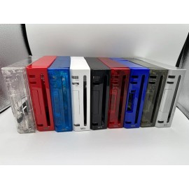 Unbranded 9 Colors For WII Full Shell Case Housing Replacement Parts For WII Game Console - crystal Clear