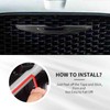 RAZPOY for Chrysler Emblem Cover, Carbon Fiber Front & Rear