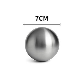Köhko Decorative Ball 3 - 58 cm Matte High-Quality Stainless Steel Garden Ball Pond Ball, 7 cm