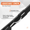 VEVOR 40" Flat Rubber Bungee Cords with 1.6X Max Stretch,