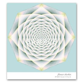 Kusurie Flower Sorbet Large Size 11.7 x 11.7 inches (29.7 x 29.7 cm), Miraculous Coil, Black Eye, Supervised by Dr. Shuhiro Maruyama