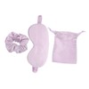 Healvian Faux Silk Eye Mask Set for Sleeping Breathable Blackout