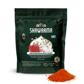 Afia - Shawarma Seasoning | Shawarma Spice Blend for Garlic Sauce (Toum), Lavash & Other Flatbreads, Kebab, Kofta, Grilled Meat | Premium Spice with Top Notes of Cumin and Coriander (1pk, 8oz)