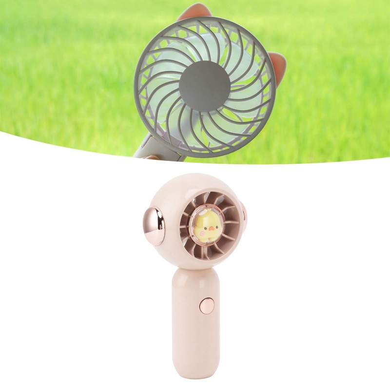 Handheld Portable Fan USB Charging Animal Cartoon Pattern Low Noise