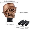 Padaodao Skull Gear Knob Devil Soldier Shift Stick Lever Handle
