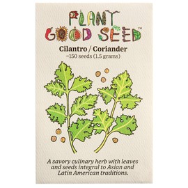 Cilantro Seeds (~150): Certified Organic, Non-GMO, Heirloom, Open Pollinated Seeds from The United States