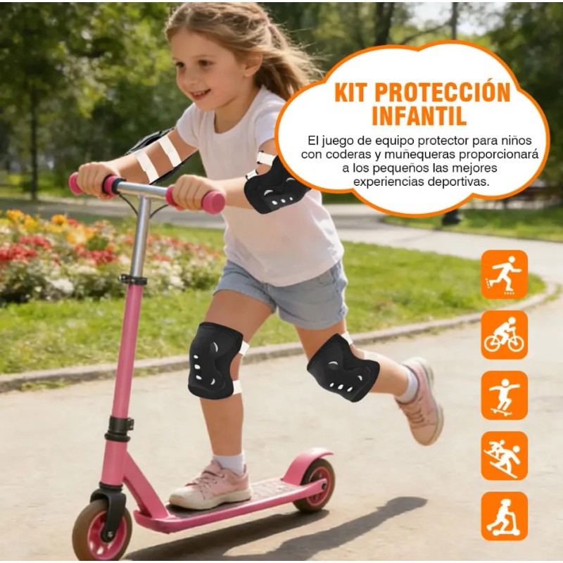 Trixter Kit Equipo De Protección Para Patinar Niños Conjunto De