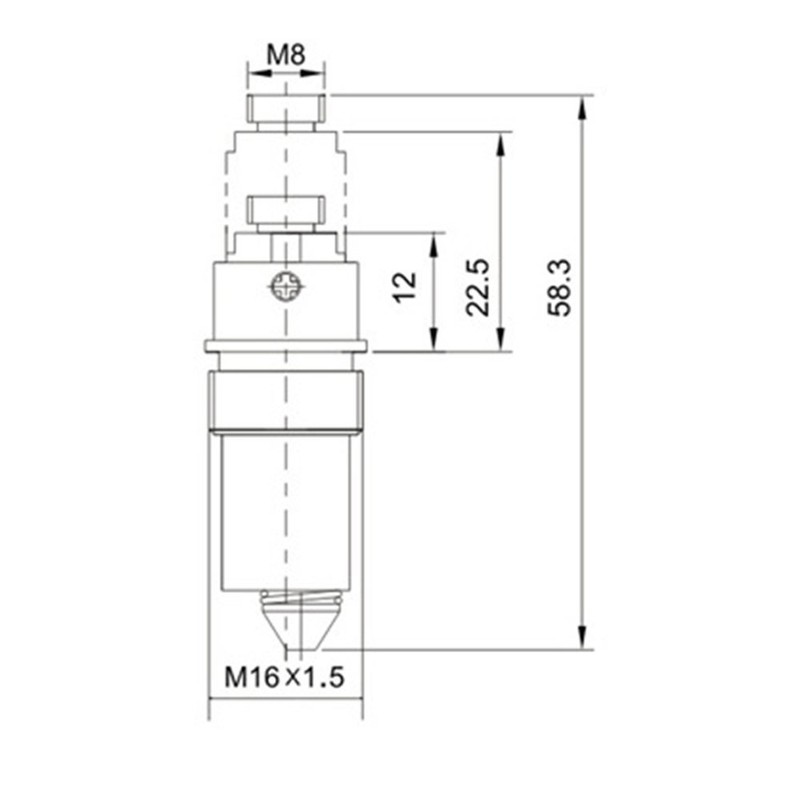 4Pcs Pop Up Drain Bolt Assembly for Bathroom Sink Bathtub