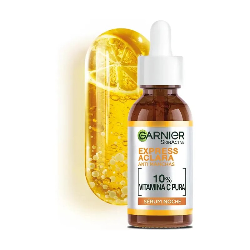 Garnier - Express Aclara Sérum Noche Antimanchas con Vitamina C