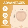 Dr.med Sacrum Silicone Foam Dressing with Adhesive Border 7.2"x7.2"-6 Pcs/Box,