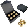[Gift Box Included] 6 Golf Balls Gold Gold Plated Funny