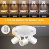 VANoopee 5 Color 3 Light LED Ceiling Spot Light Indoor