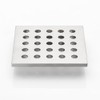 HOLGE 3.75 Inch Square Shower Drain Cover 95MM Floor Drain