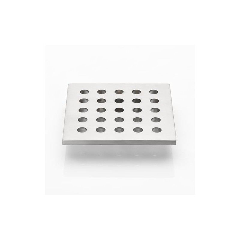 HOLGE 3.75 Inch Square Shower Drain Cover 95MM Floor Drain