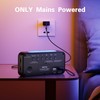 HOMVILLA Alarm Clock, Digital Mains Powered Alarm Clock with Adapter