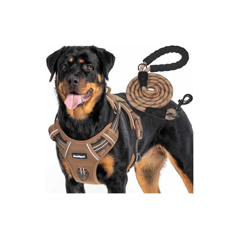 Beebiepet Arnés Táctico Resistente Chaleco Militar K9 para Perros Grandes