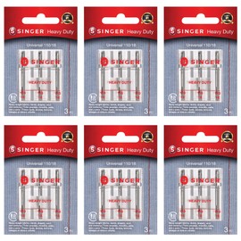 SINGER Universal Heavy Duty Machine Needles, 6-Pack