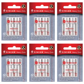 SINGER Universal Heavy Duty Machine Needles, 6-Pack