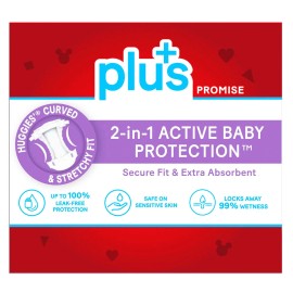 Huggies Plus Diapers Sizes 3  204 Ct