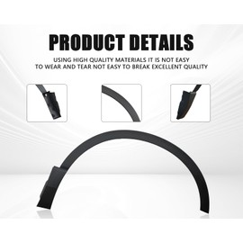 YLT AUTO Front Right Side Fender Flare Trim Molding Fit for 2017-2022 Honda CR-V CRV Replace for 74115-TLA-A02,Right Passenger Side