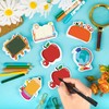 LimCryspp 6 Packs 180 Cute Sticky Notes, Fun Notepad Stickers