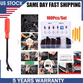 Unbranded 100 PCS Box Set Bumper Fender Liner Push Type Retainer Clips Fastener for Mazda