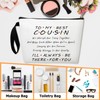 Fihjm Cousin Gifts, Cosmetic Bag Makeup Bag, Toiletry Pouch, Bag