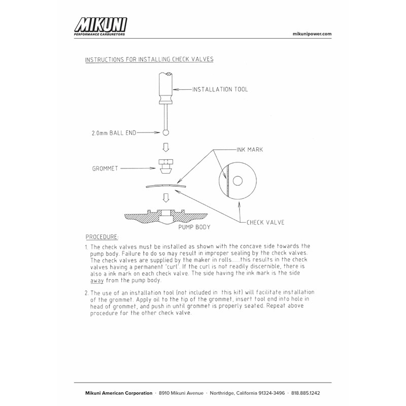 Mikuni Carburetor Rebuild Kit for Mikuni Super BN PWC Carburetors
