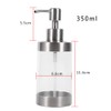 1PC 350ml Soap Dispenser Countertop Pump Lotion Bottle 304 Stainless