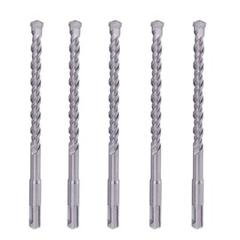 SDS+Plus Hammer Drill Bit 5/16 in. x 8 in. Masonry Concrete Rock Drill Rotary Drill Rock Carbide Tip-5Pcs
