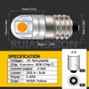 Ruiandsion E10 LED Flashlights Bulb 6V Non Polarity E10 Screw