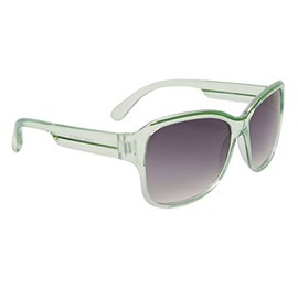 FancyG Classic Fashion Style Oversized Transparence Designed UV Protection Sunglasses Transparent Frame Eyewear - Gren