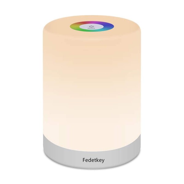 Fedetkey FiDi Tek LED Night Light,Touch Control Chargeable Smart Bedside