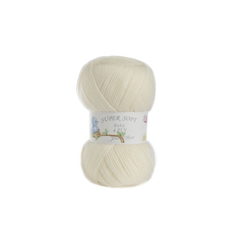 James Brett 100% Acrylic Baby 4 Ply Knitting Yarn Supersoft